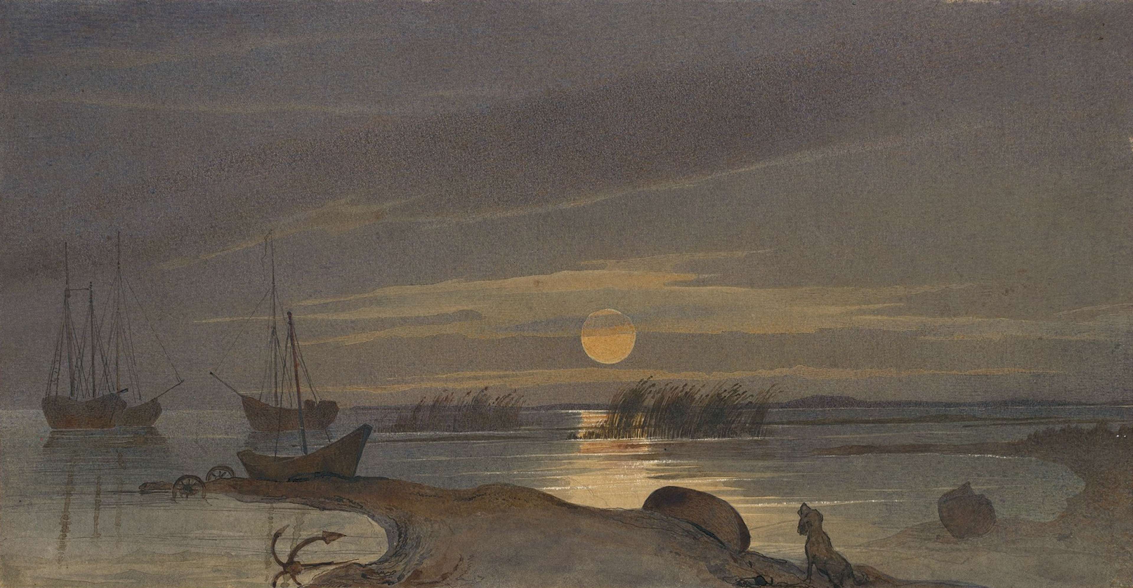 A moonlit night in Kosaral, Taras Shevchenko