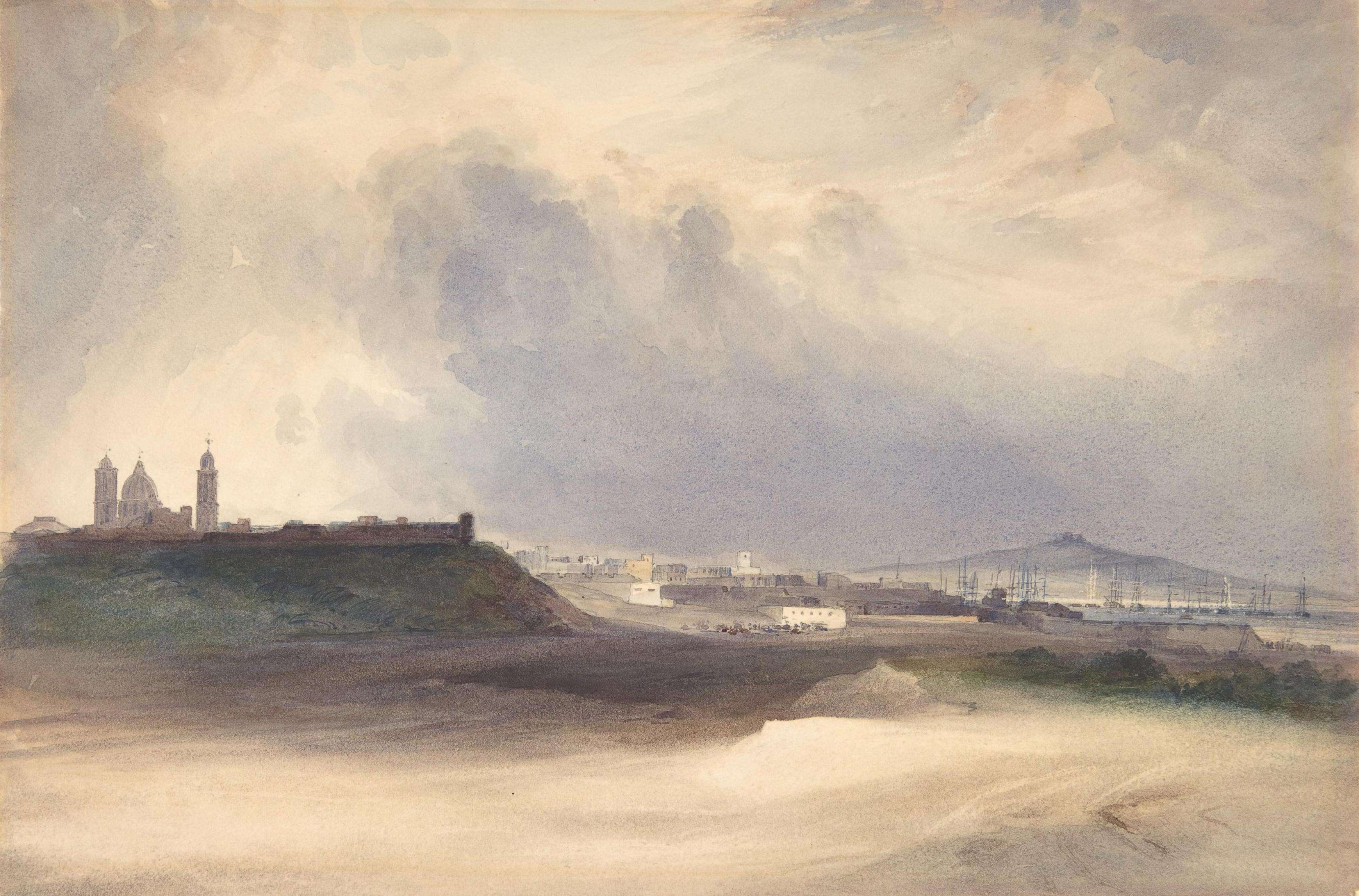Approach to Montevideo, Uruguay, Conrad Martens
