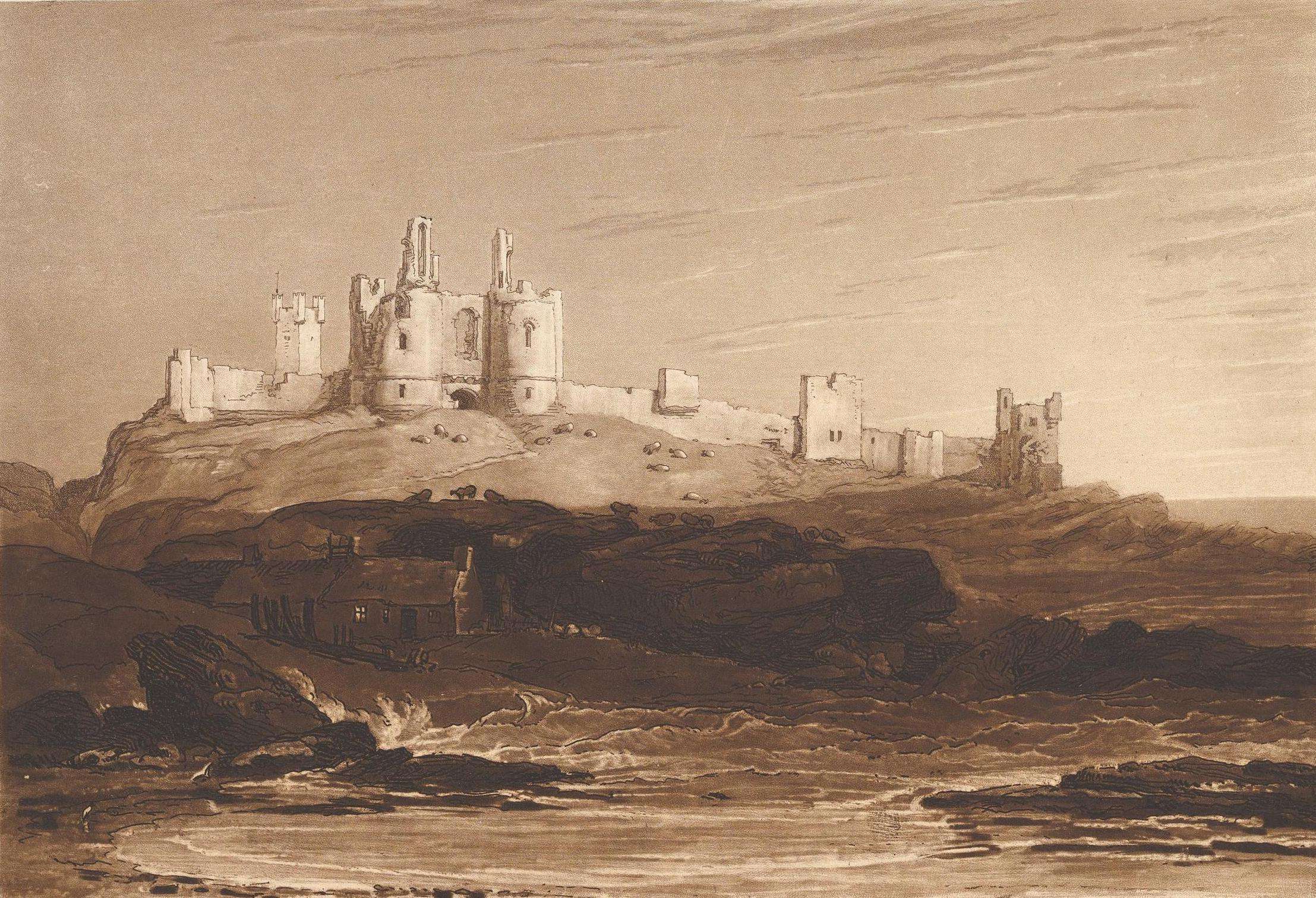 Dunstanborough Castle, Joseph Mallord William Turner