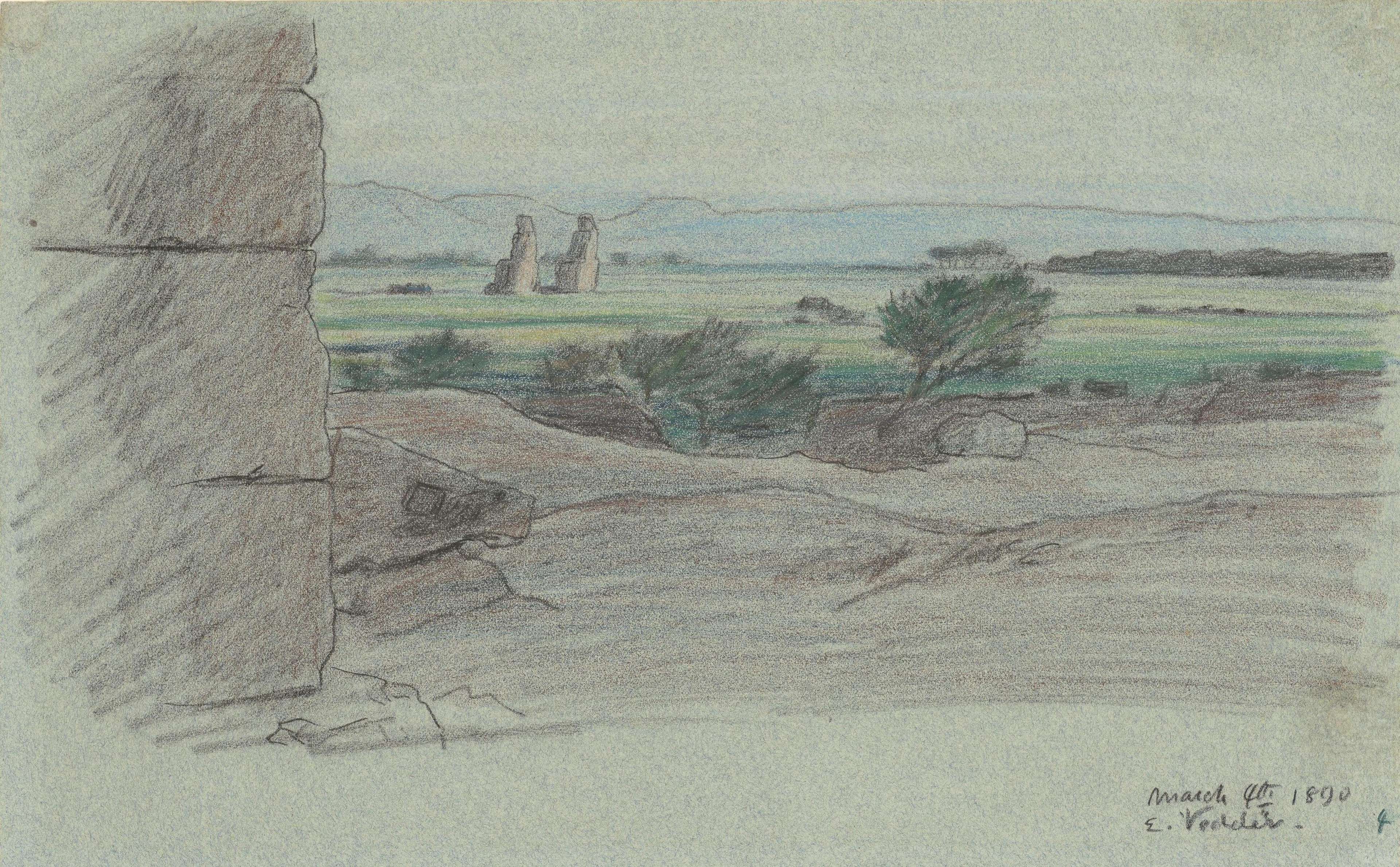 Nile Journey, No. 15, Elihu Vedder