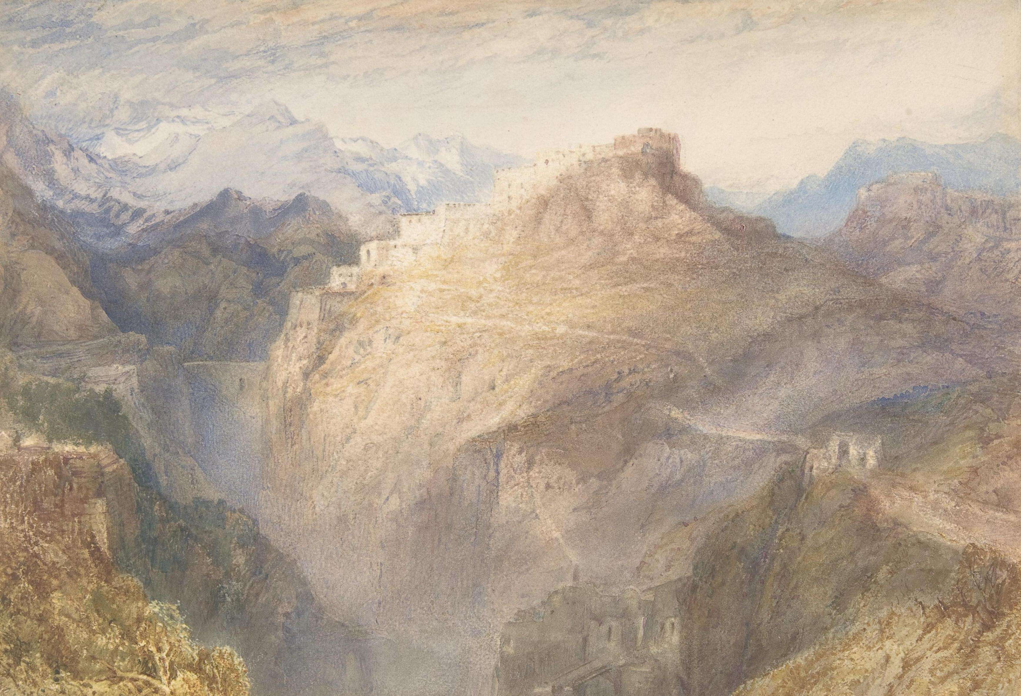 The Fort of L'Esseillon, Val de la Maurienne, France, Joseph Mallord William Turner