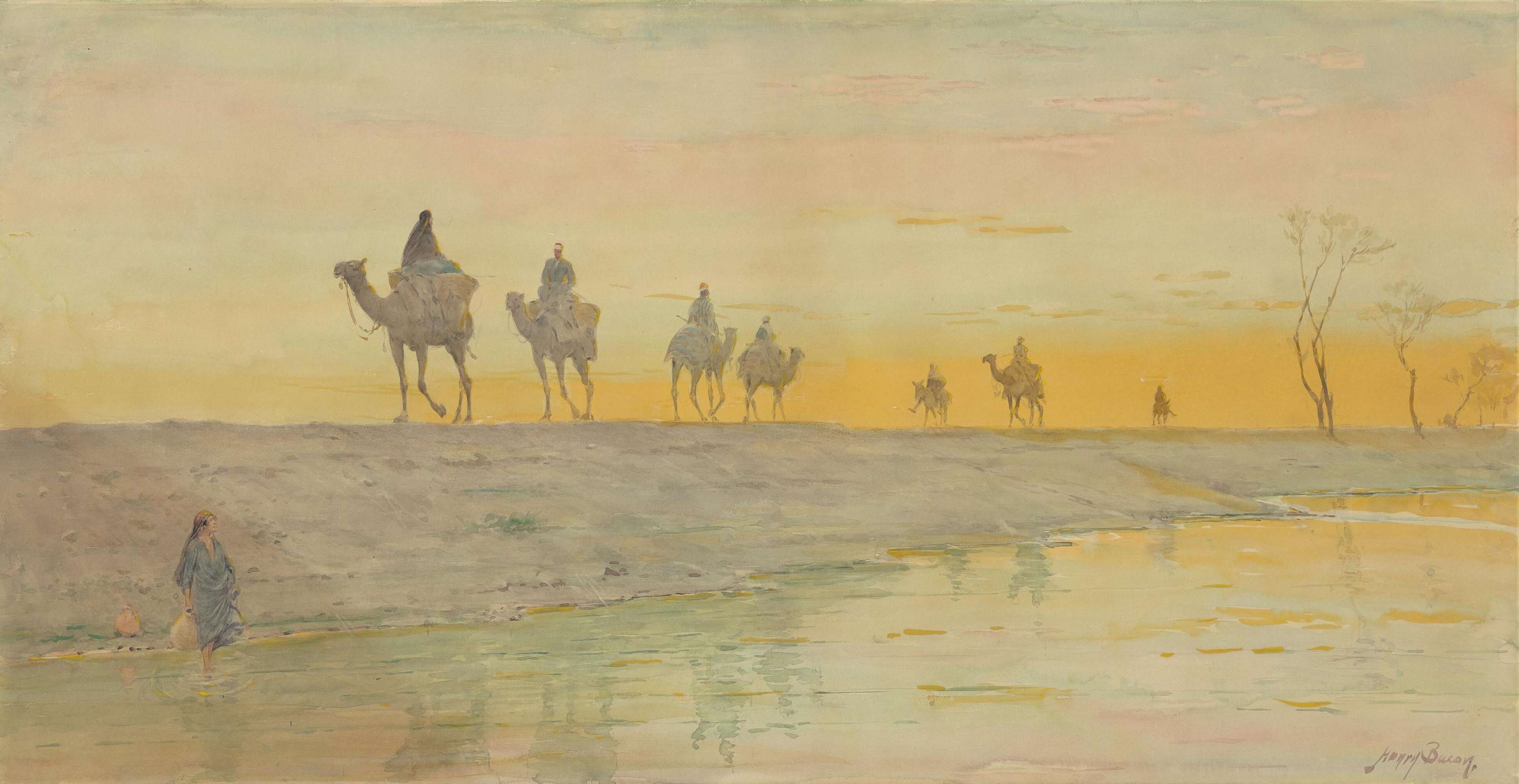 The Nile — Evening, Henry Bacon