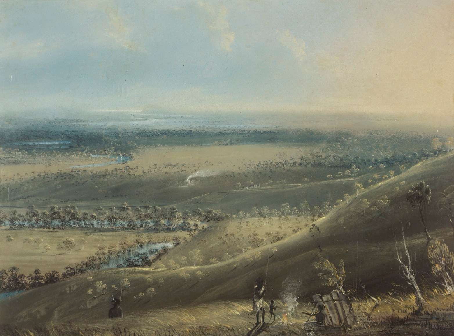 View over the Barwon Valley near Fyansford, George Alexander Gilbert