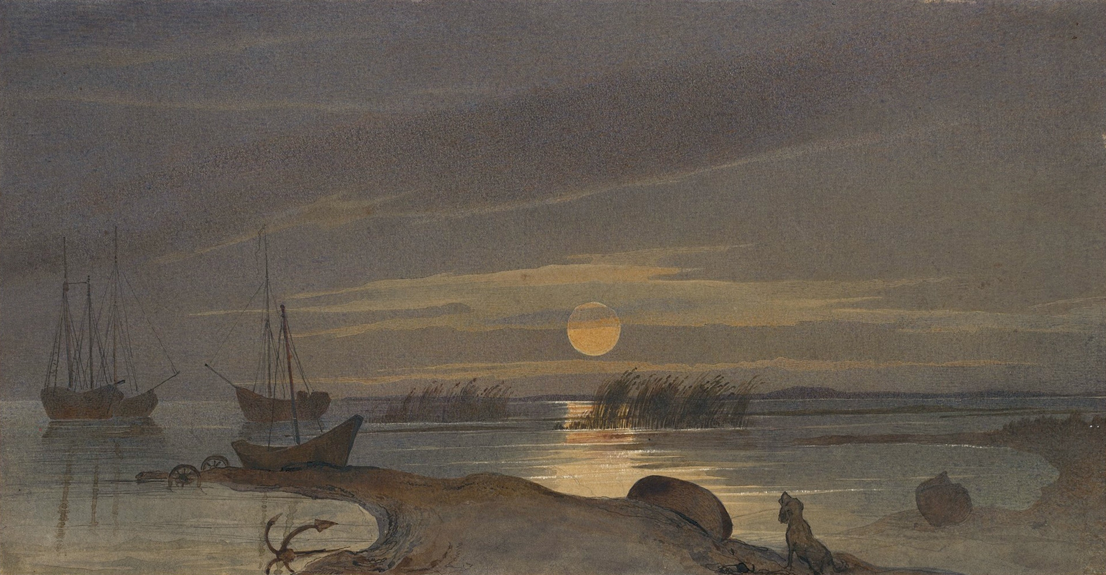 A moonlit night in Kosaral, Taras Shevchenko